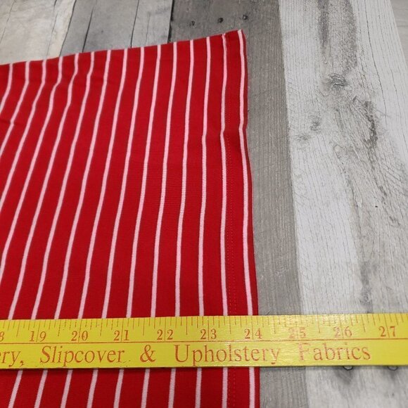 NWT - Tommy Hilfiger Women's Plus Cotton Red and White Striped T-Shirt - Size 0X - Picture 4 of 4